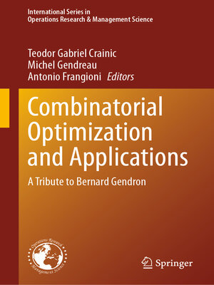 cover image of Combinatorial Optimization and Applications